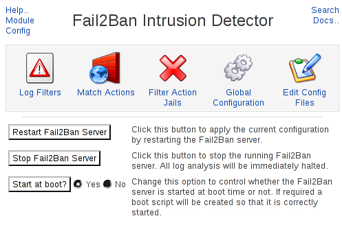 Webmin'e Fail2ban Eklentisini Kurmak