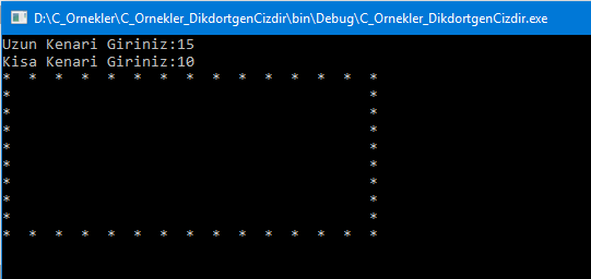 C Programlama Örnekleri