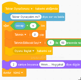 Sayı Tahmin Oyunu