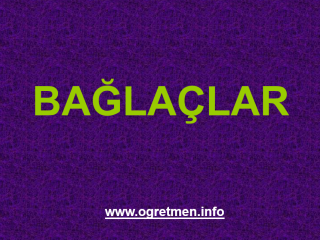 Bağlaçlar