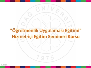 Öğretmenlik Uygulaması Eğitimi KDM Nedir?