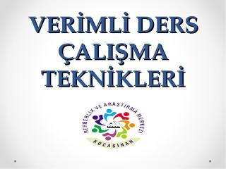 Verimli Ders Çalışma